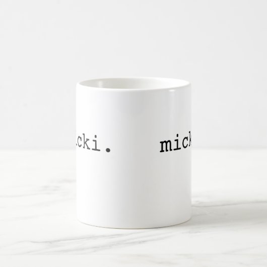 naam kaffeetasse (Mittel)