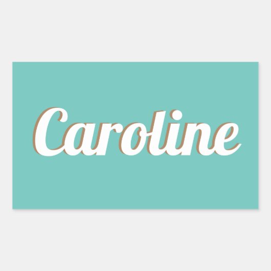 Naam sticker voor koffer of bagage (Vorderseite)