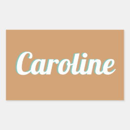 Naam sticker voor koffer of bagage