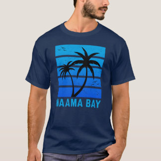 Naama Bay Blue Vintag Sunset T - Shirt gestört
