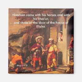 Naaman Heialed by Elisha - Magnet