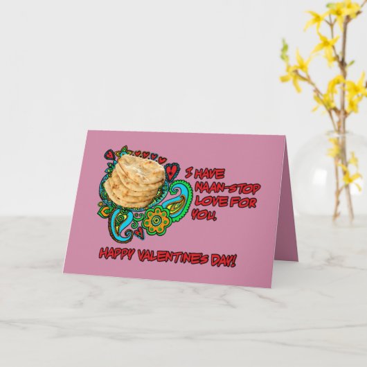 Naan-Stopp Lovin'! Karte (Gelbe Blume)