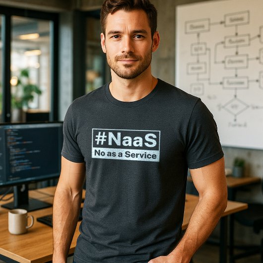 NaaS No als Service-Tech-Spaß Tri-Blend Shirt
