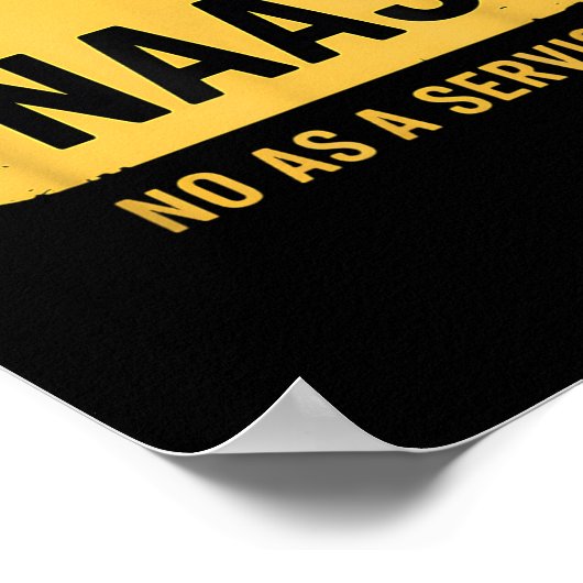 Naas No as a Service Cloud Computer it support Eng Poster (Ecke)