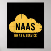 Naas No as a Service Cloud Computer it support Eng Poster (Vorne)