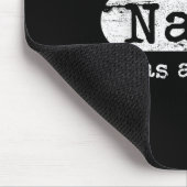 Naas No As A Service Lustiger Cloud Computer Nerd Mousepad (Ecke)