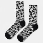 NAAS No as Service Funny Sprichwort Socken (Linkes Detail)