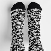 NAAS No as Service Funny Sprichwort Socken (Oben)