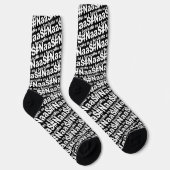 NAAS No as Service Funny Sprichwort Socken (Rechts)