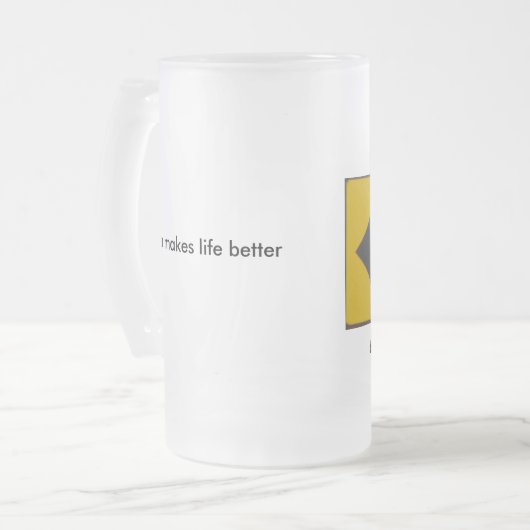 NABC - Das Bier Stein, das braucht Mattglas Bierglas (Vorderseite Links)