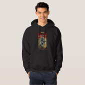 Nabedache Native American Indian Geborener Wolf-Ge Hoodie (Vorne ganz)