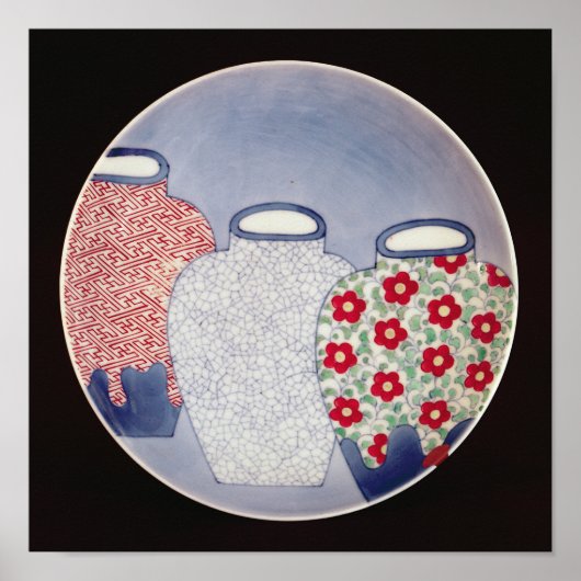 Nabeshima Dish, Edo Periode Poster (Vorne)