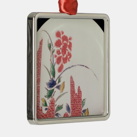 Nabeshima Platte, c.1716-35 Silbernes Ornament (Rechts)