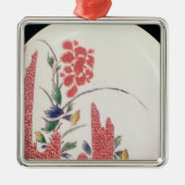 Nabeshima Platte, c.1716-35 Silbernes Ornament (Vorne)