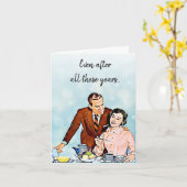 Nach all diesen Jahren Jahrestag Karte (Gelbe Blume)