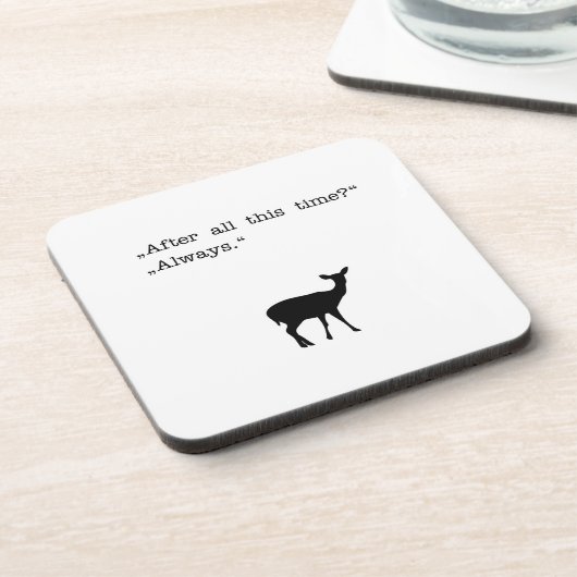 Nach all dieser Zeit Getränkeuntersetzer (Linke Seite)