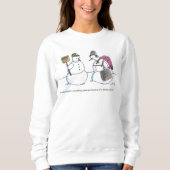 Nach Antarktika Frauen weißer Sweatshirt (Vorderseite)