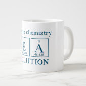 Nach Chemie ist TEA eine Lösung Jumbo-Tasse (Vorderseite Rechts)
