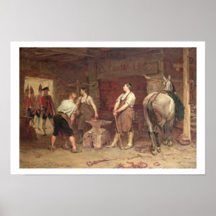 Nach Culloden: Rebellenjagd (Öl auf Leinwand) Poster