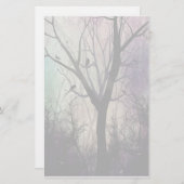 Nach Dämmerungs-Briefpapier Briefpapier (Vorne/Hinten)