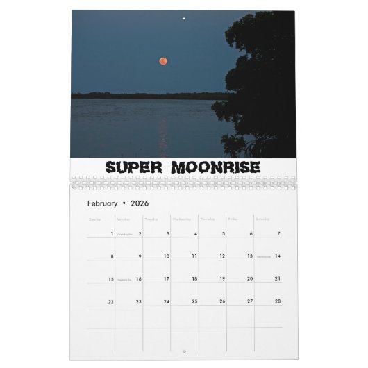 NACH DARK CALENDAR KALENDER (Feb 2026)