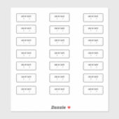 Nach Datum Aufkleber am besten vor Ablauf der Gült (Blatt)