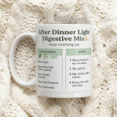 Nach dem Abendessen Nachttee-Ritual Kaffeetasse