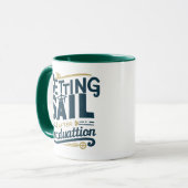 Nach dem Abschluss segeln Tasse (Vorderseite Links)