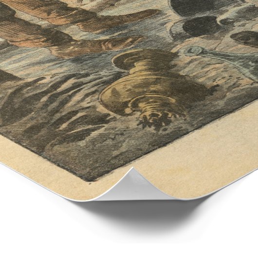 Nach dem Desaster des "Le Petit Journal" Poster (Ecke)