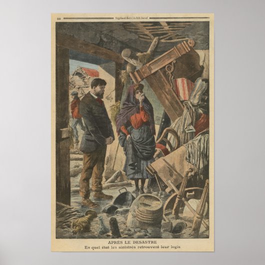 Nach dem Desaster des "Le Petit Journal" Poster (Vorne)