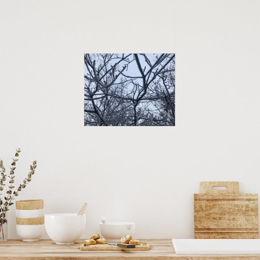 Nach dem Eissturm Poster (Küche)