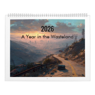 Nach dem Ende Ödland Kunst Postapokalyptisch Kalender