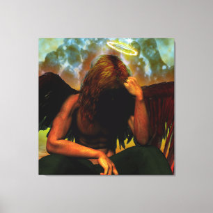 Nach dem Fall Fantasy Gotik Kunst Leinwanddruck