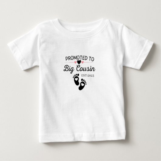Nach dem großen Cousin im Jahr 2023 Baby T-shirt (Vorderseite)