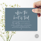 Nach dem Knoten gebunden, glücklich immer nach Bru Einladung