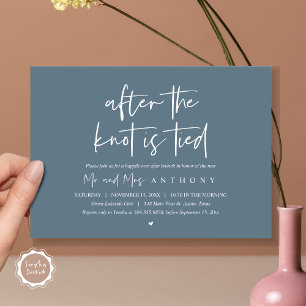 Nach dem Knoten gebunden, glücklich immer nach Bru Einladung