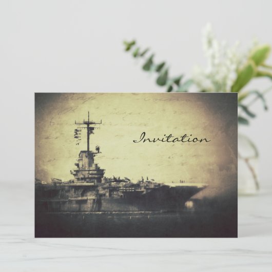 Nach dem Krieg Einladung (Stehend Vorderseite)