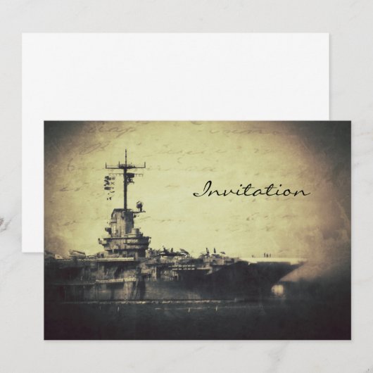 Nach dem Krieg Einladung (Vorne/Hinten)