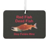 Nach dem Lachs - Stopp der Kieselmine Autolufterfrischer (Rückseite)