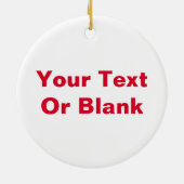 Nach dem Lachs - Stopp der Kieselmine Keramik Ornament (Hinten)