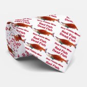 Nach dem Lachs - Stopp der Kieselmine Krawatte (Gerollt)