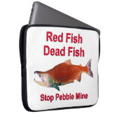 Nach dem Lachs - Stopp der Kieselmine Laptopschutzhülle (Vorne Rechts)