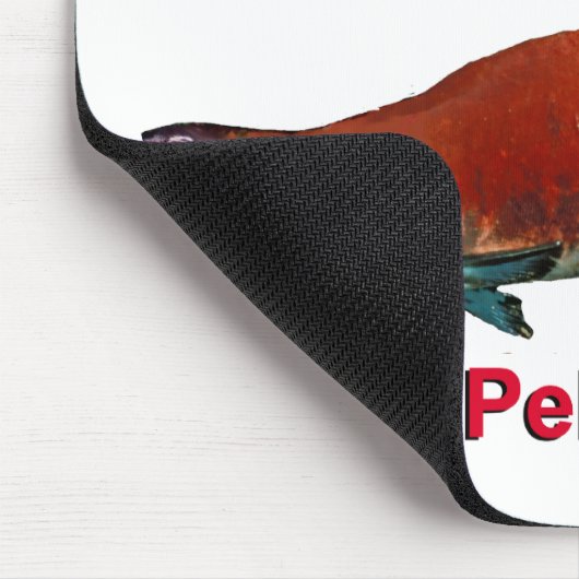 Nach dem Lachs - Stopp der Kieselmine Mousepad (Ecke)