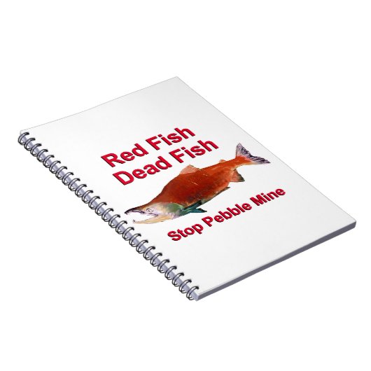 Nach dem Lachs - Stopp der Kieselmine Notizblock (Rechte Seite)