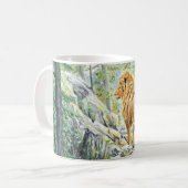 Nach dem Löwen - Kaffeetasse (Vorderseite Links)