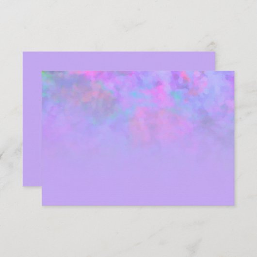 Nach dem Party Abstract Design in Lila Einladung (Vorne/Hinten)