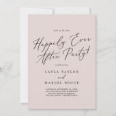 Nach dem Party glücklicherweise immer einen koordi Einladung (Vorderseite)