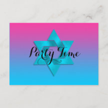 Nach dem Party Türkis zu Pink Ombre mit Star