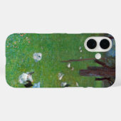 Nach dem Regen, Gartenhühner von Gustav Klimt Case-Mate iPhone Hülle (Rückseite (Horizontal))