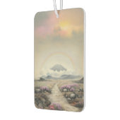 Nach dem Regen (Japanische Wasserfarbenlandschaft Autolufterfrischer (Links)